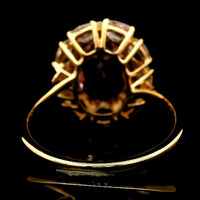 5.92 Ct Oval Kunzite 14K Gold Ring