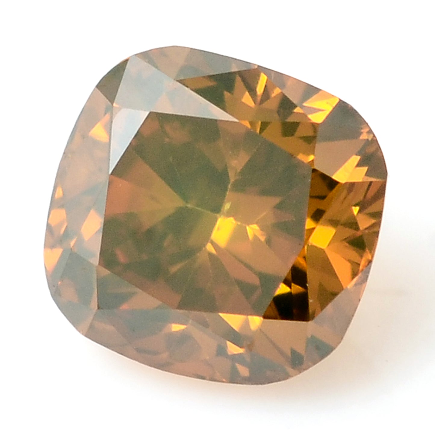 0.31 Carat Red Diamond Cushion Loose Gemstone