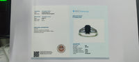 2.14 Ct Octagon Step Cut Natural Bi-Coloured Sapphire 14K Gold Ring