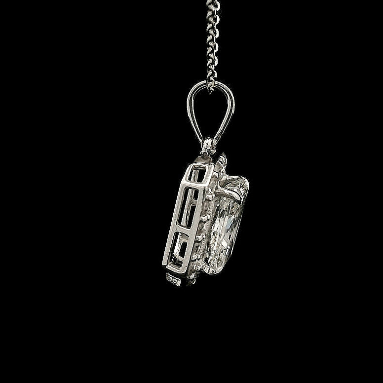 1.92 Carats Lab Grown Diamond 14K Gold Pendant