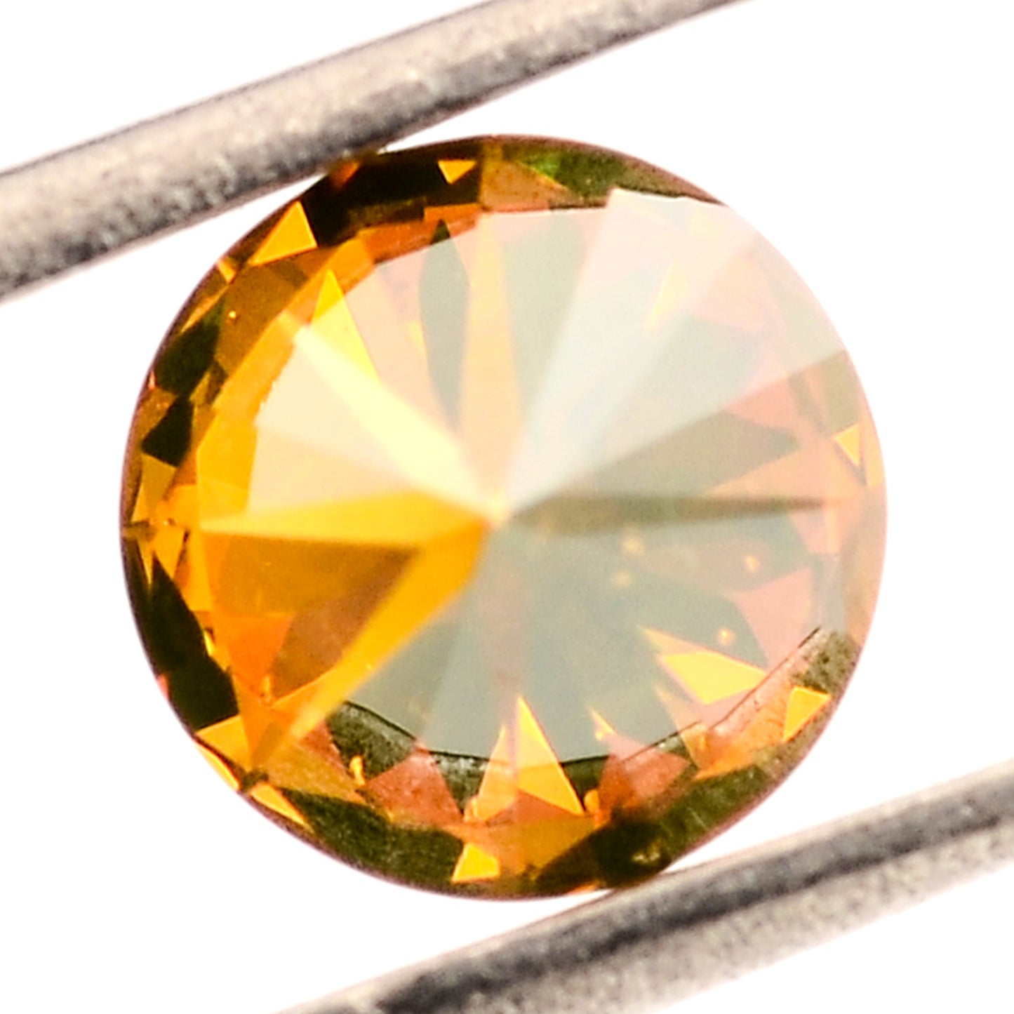 0.50 Red Diamond Round Loose Gemstone