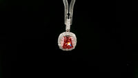 2.56 Carats Pink Lab Grown Diamond 14K Gold Pendant