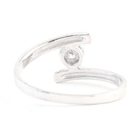 0.18 Ct Cubic Zirconia 925 Sterling Silver Ring