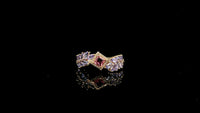 2.06 Ct Square Tourmaline 14K Gold Ring