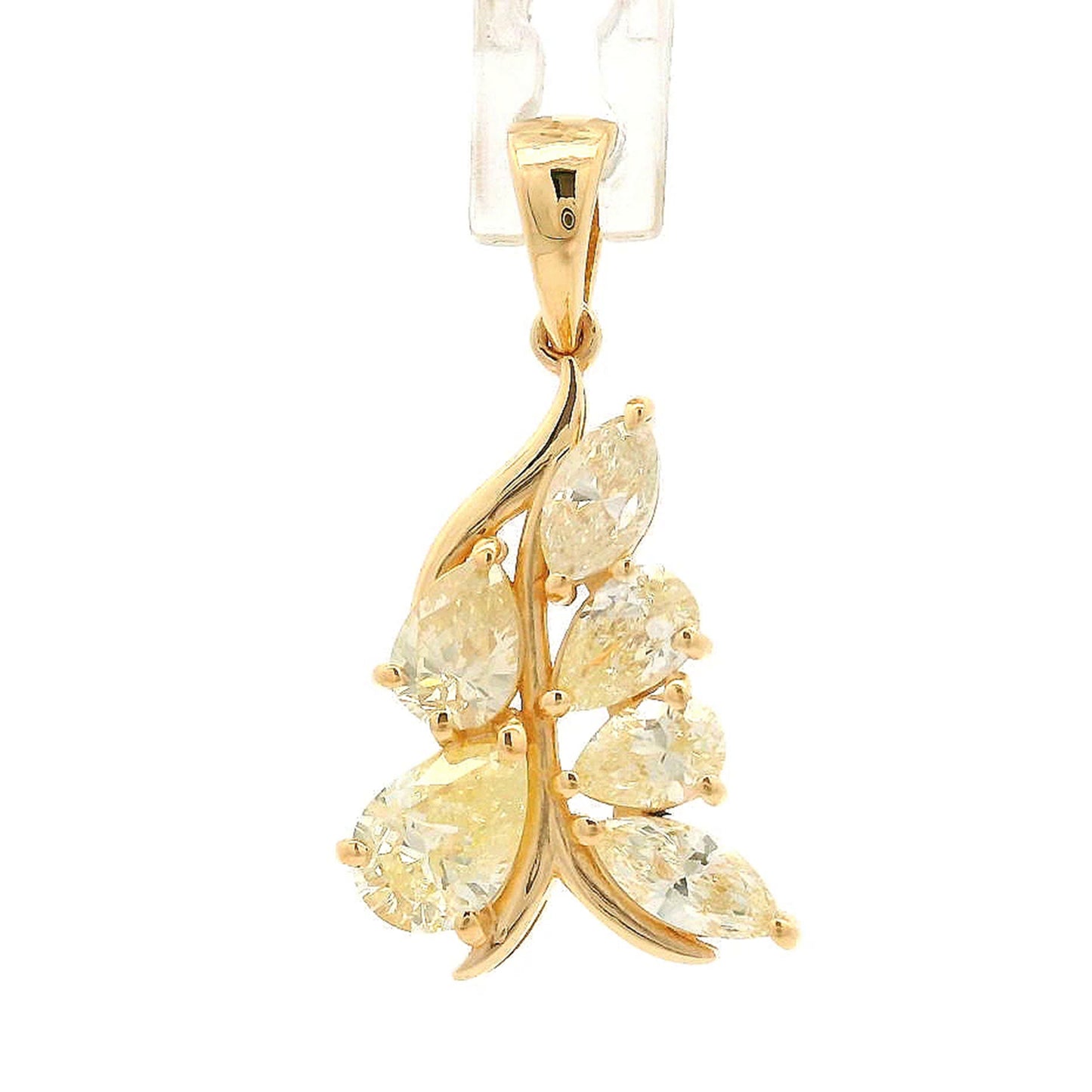 1.02 Ct Marquise Diamond 14K Gold Pendant