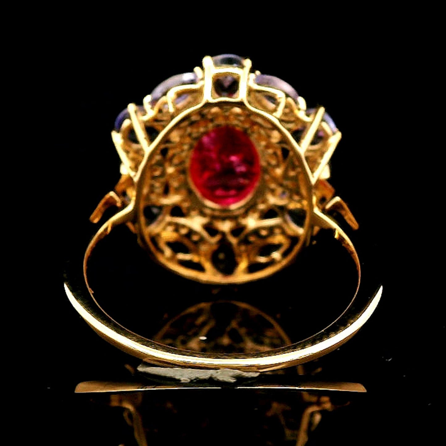 2.56 Ct Oval Tourmaline 14K Gold Ring