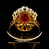 2.56 Ct Oval Tourmaline 14K Gold Ring