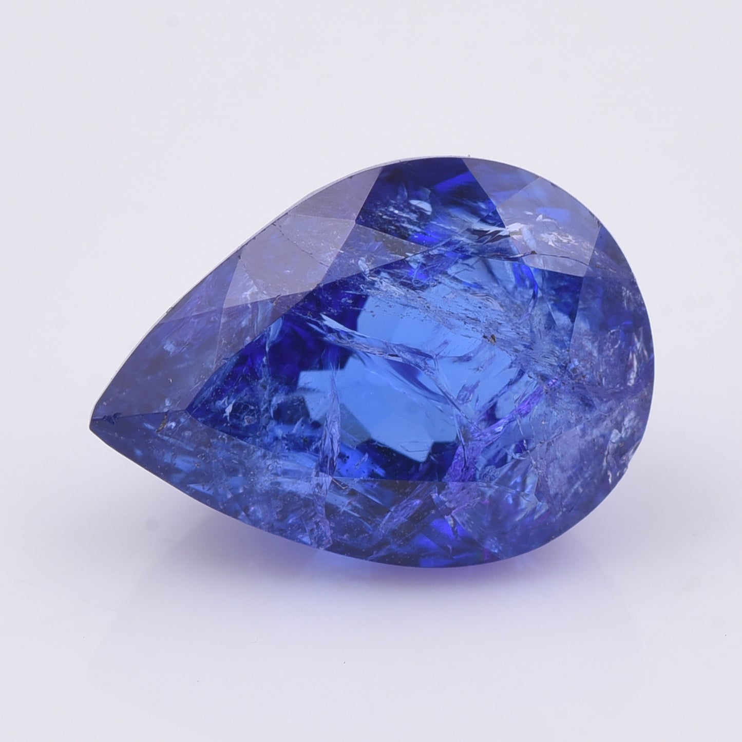 7.07 Natural Zoisite Tanzanite Pear Mixed Cut Gemstone