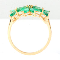 1.57 Ct Marquise Emerald 14K Gold Ring