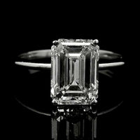 3.06 Carats Lab Grown Diamond 14K Gold Ring