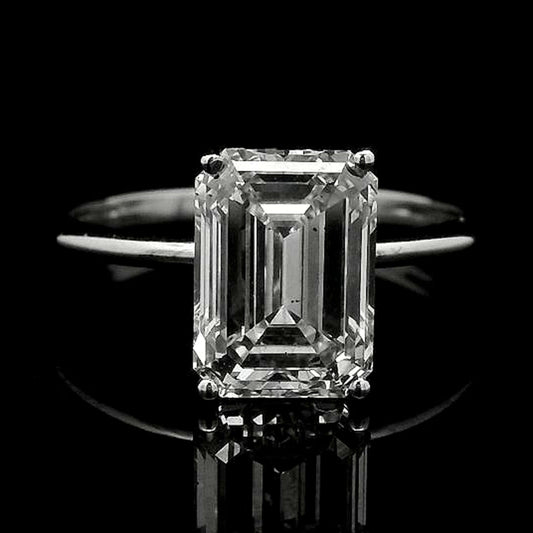 3.06 Carats Lab Grown Diamond 14K Gold Ring