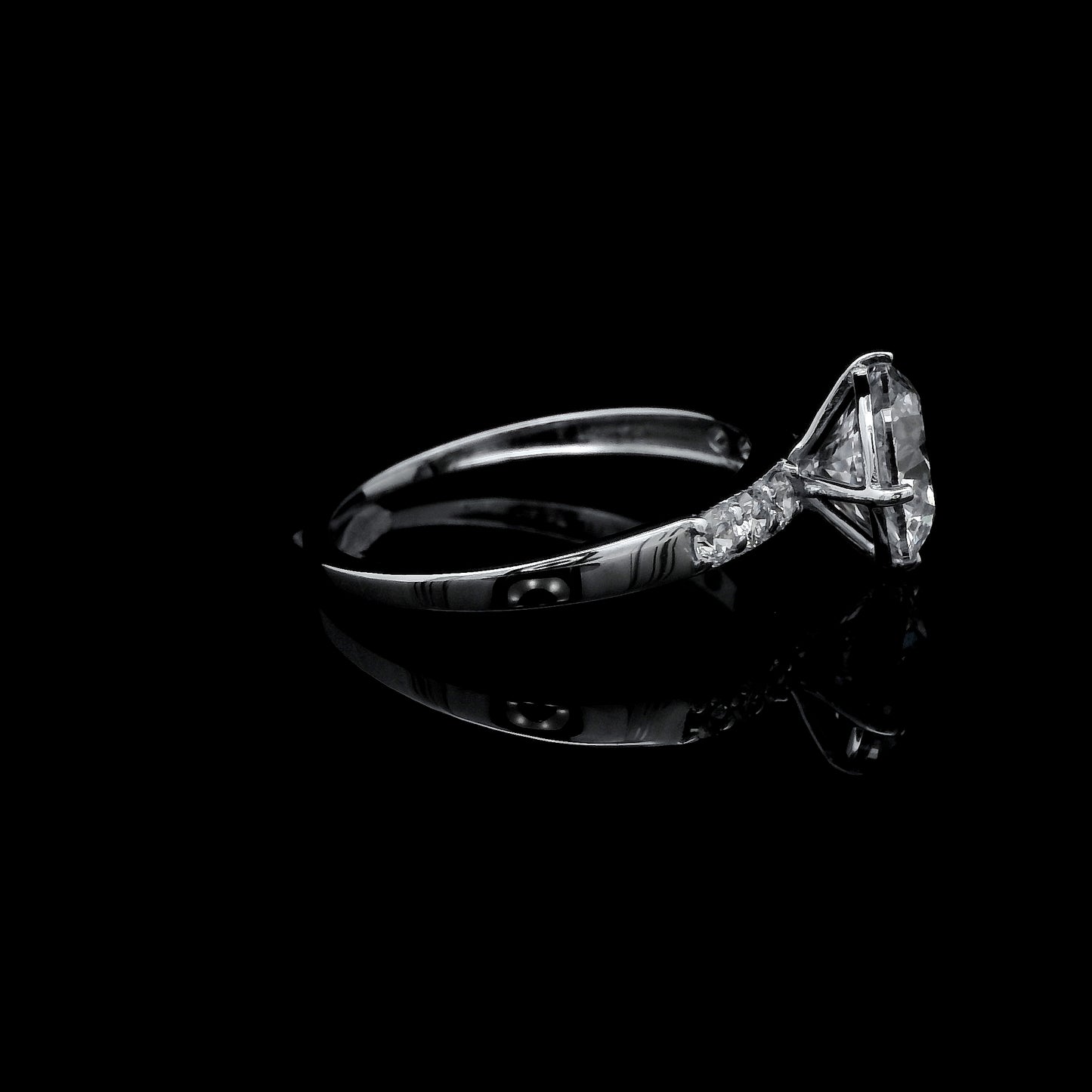 2.34 Ct Round Lab Grown Diamond 14K Gold Ring