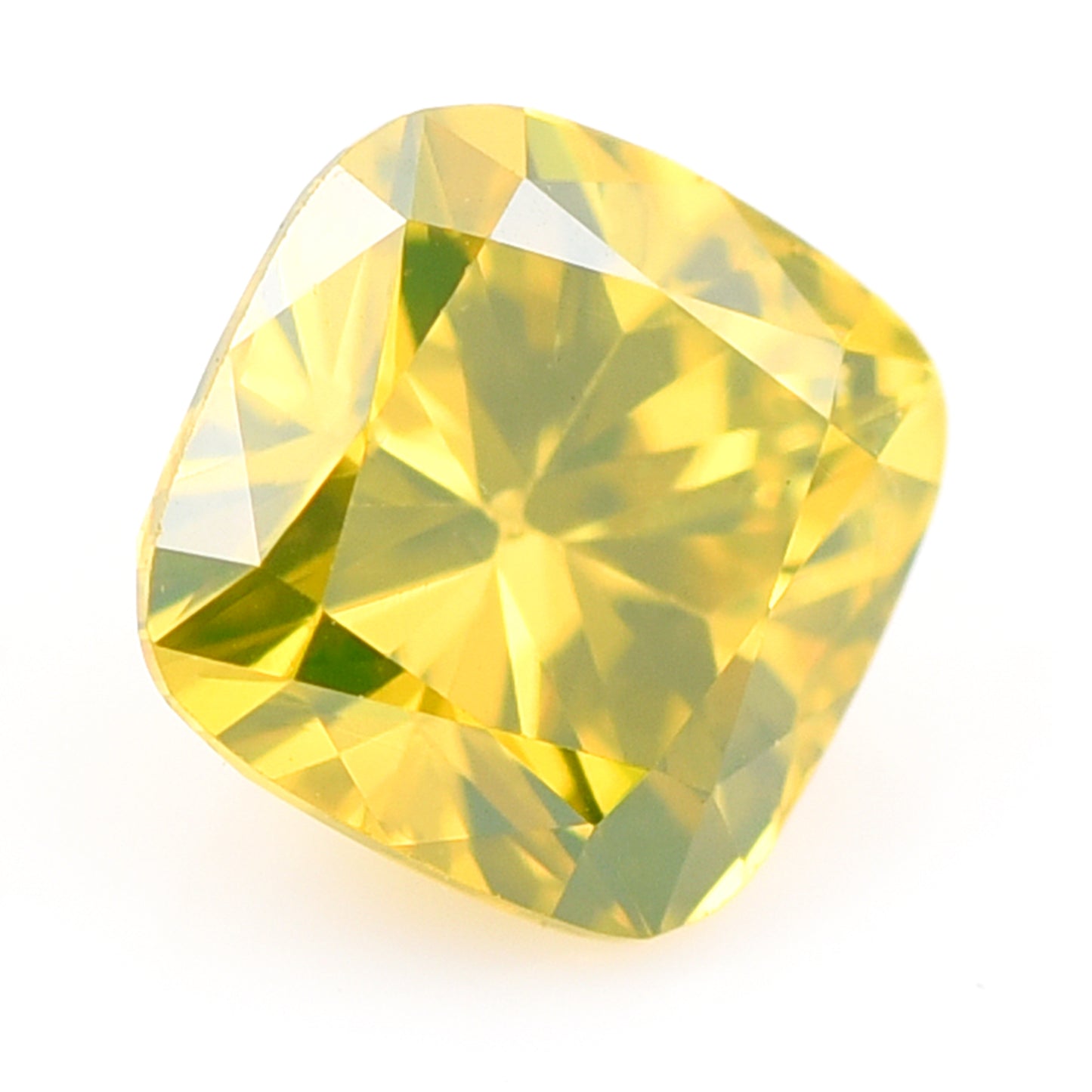 0.28 Yellow Diamond Cushion Loose Diamond