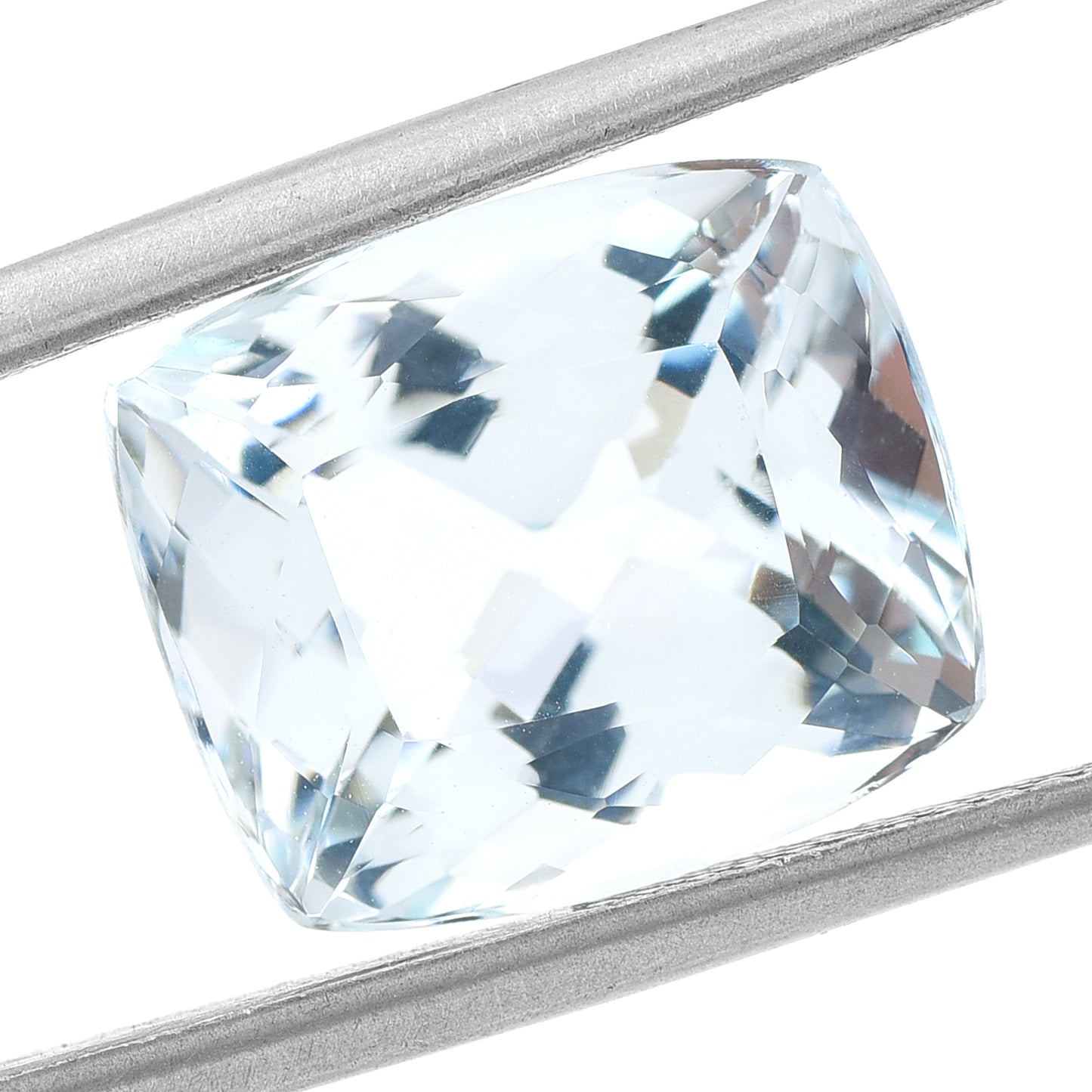 8.28 Natural Beryl Aquamarine Rectangular Cushion Mixed Cut Gemstone