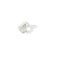0.85 Ct Cubic Zirconia 925 Sterling Silver Ring