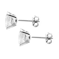 3.82 Carats Lab Grown Diamond 14K Gold Earrings