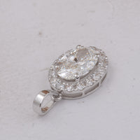 2.14 Carats Lab Grown Diamond 14K Gold Pendant