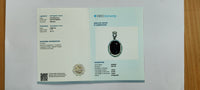 4.57 Ct Oval Mixed Cut Natural Sapphire 14K Gold Pendant