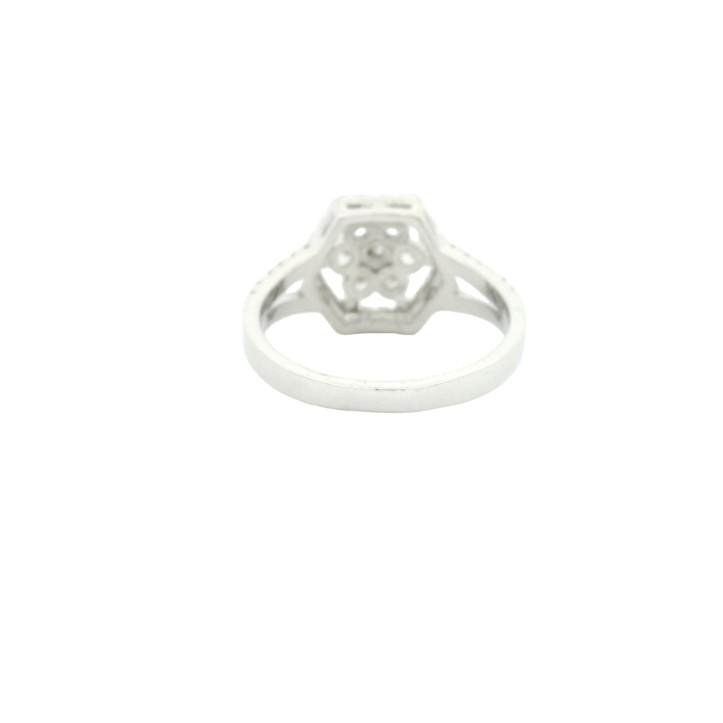 4.13 Ct Cubic Zirconia 925 Sterling Silver Ring