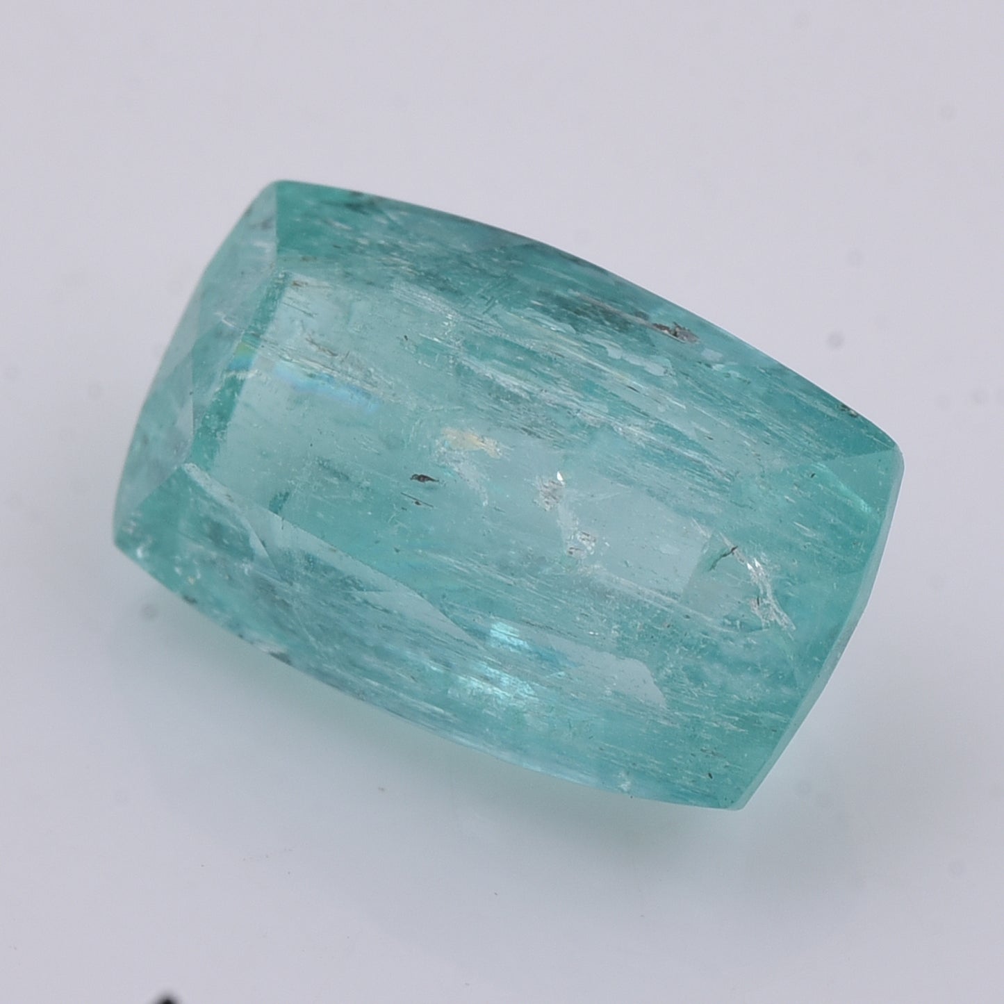3.16 Natural Beryl Emerald Rectangular Cushion Mixed Cut Gemstone