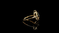 2.72 Ct Oval Natural Sapphire 14K Gold Ring