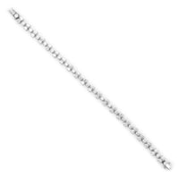 6.86 Carats Lab Grown Diamond 14K Gold Bracelet