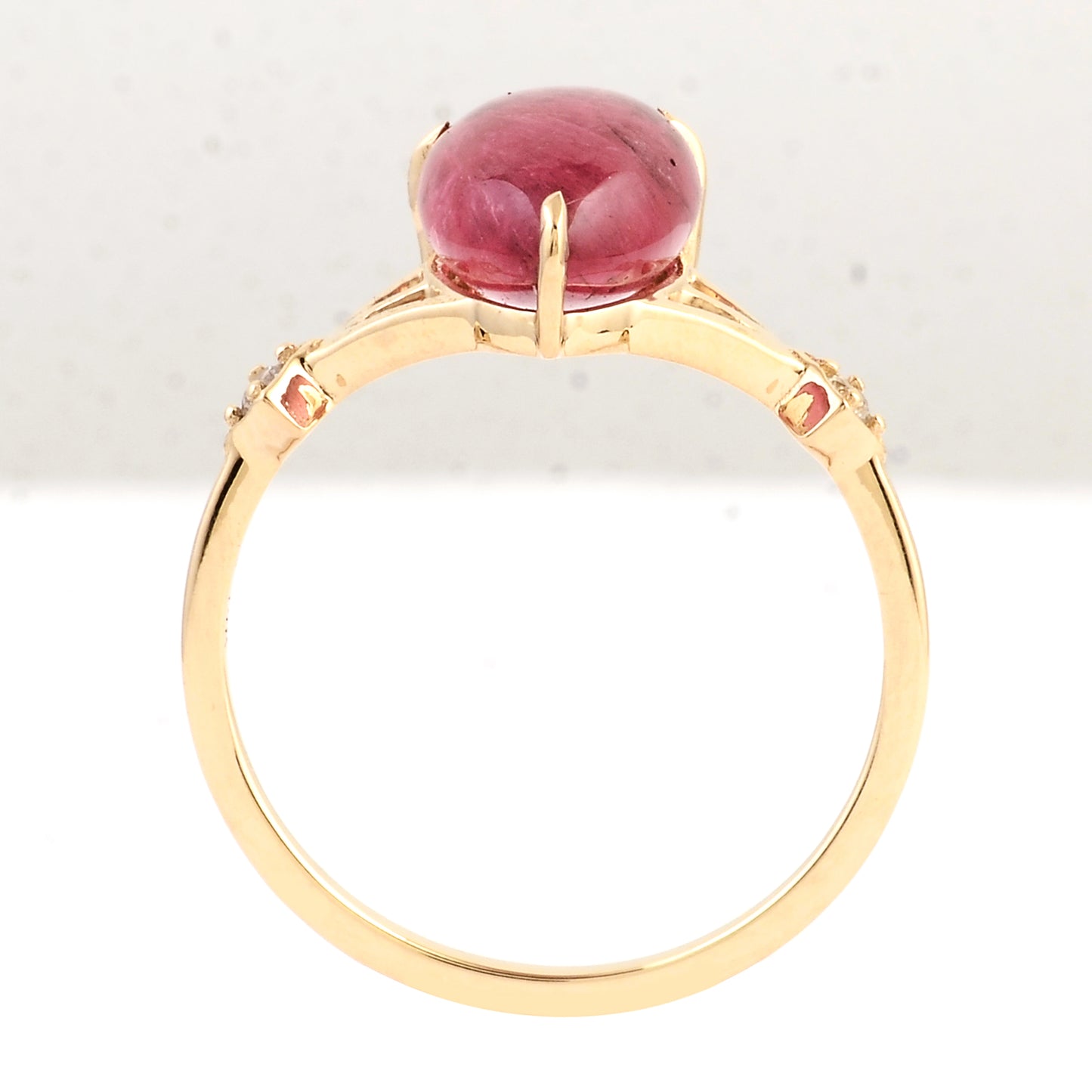 3.74 Ct Pear Tourmaline 14K Gold Ring