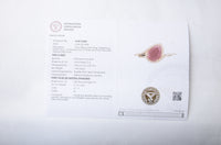 1.65 Ct Pear Mixed Cut Natural Corundum Ruby 14K Gold Ring