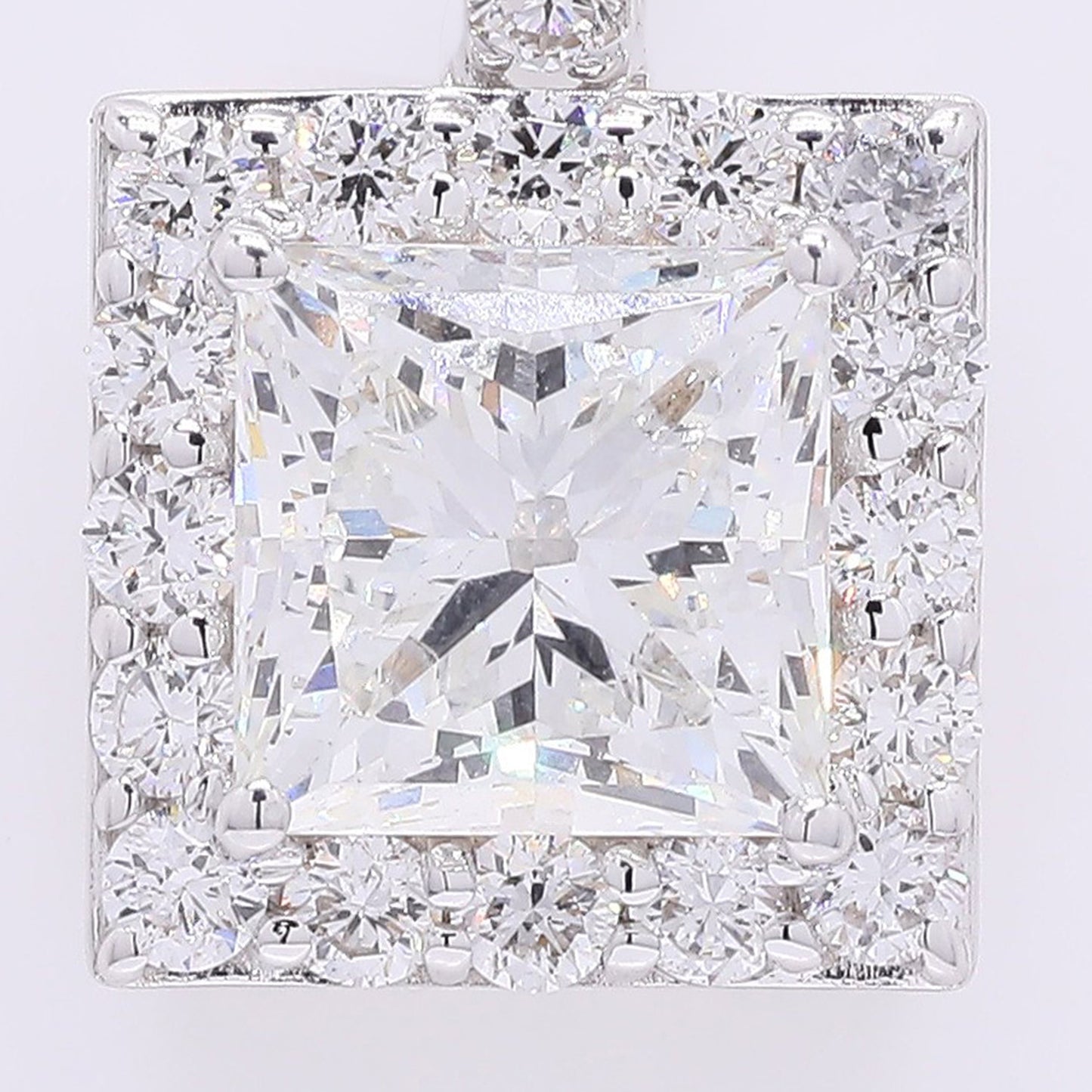 2.38 Carats Lab Grown Diamond 14K Gold Pendant