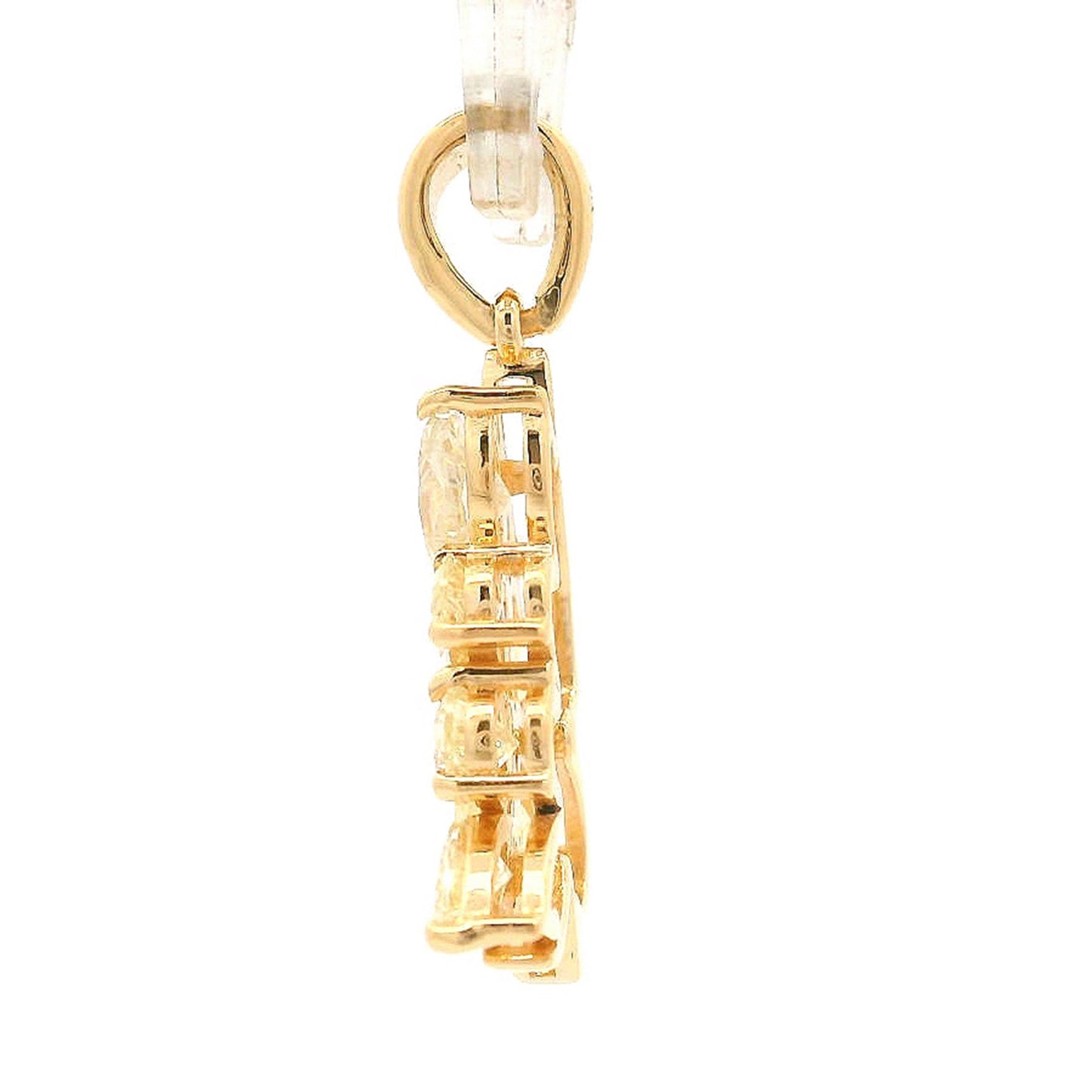 1.02 Ct Marquise Diamond 14K Gold Pendant