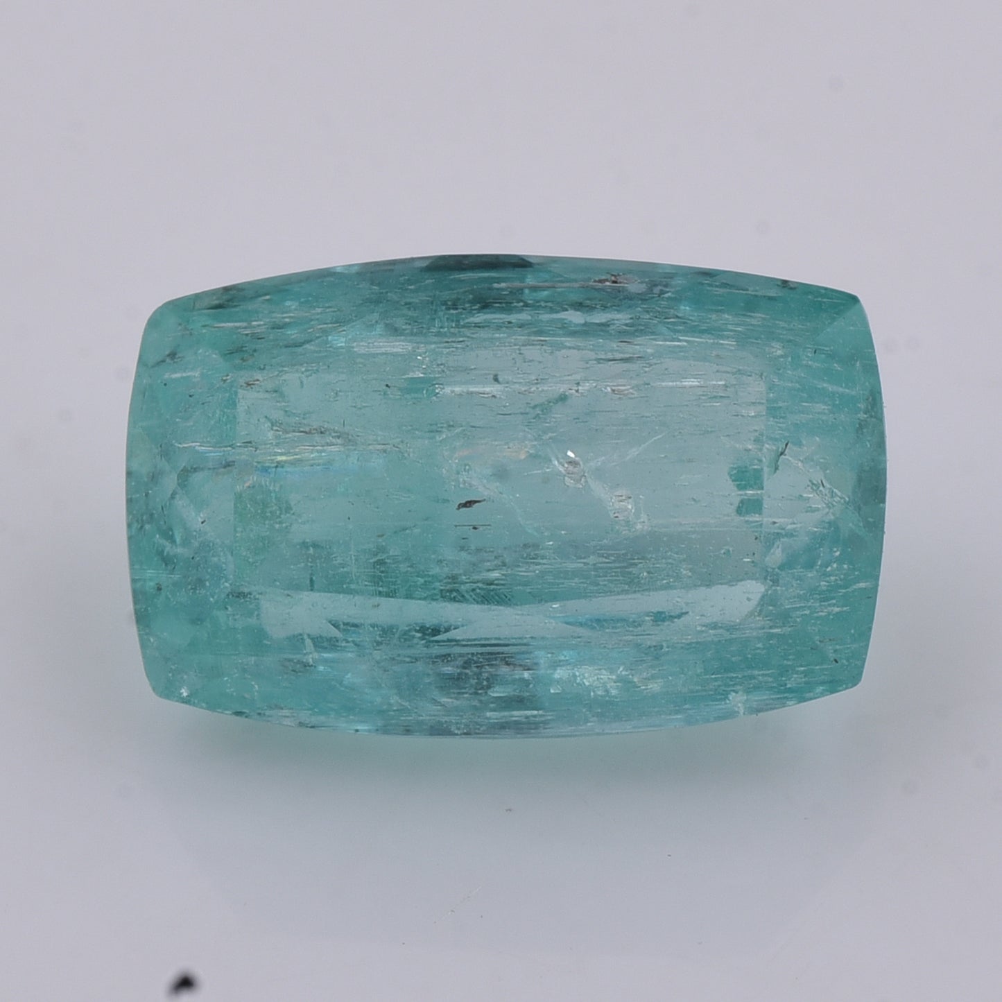 3.16 Natural Beryl Emerald Rectangular Cushion Mixed Cut Gemstone