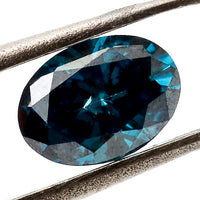 0.25 Blue Diamond Oval Loose Diamond
