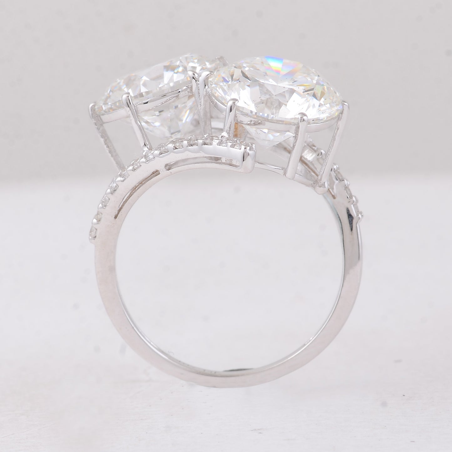 8.36 Carats Lab Grown Diamond 14K Gold Ring