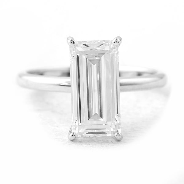 3.34 Carats Lab Grown Diamond 14K Gold Ring