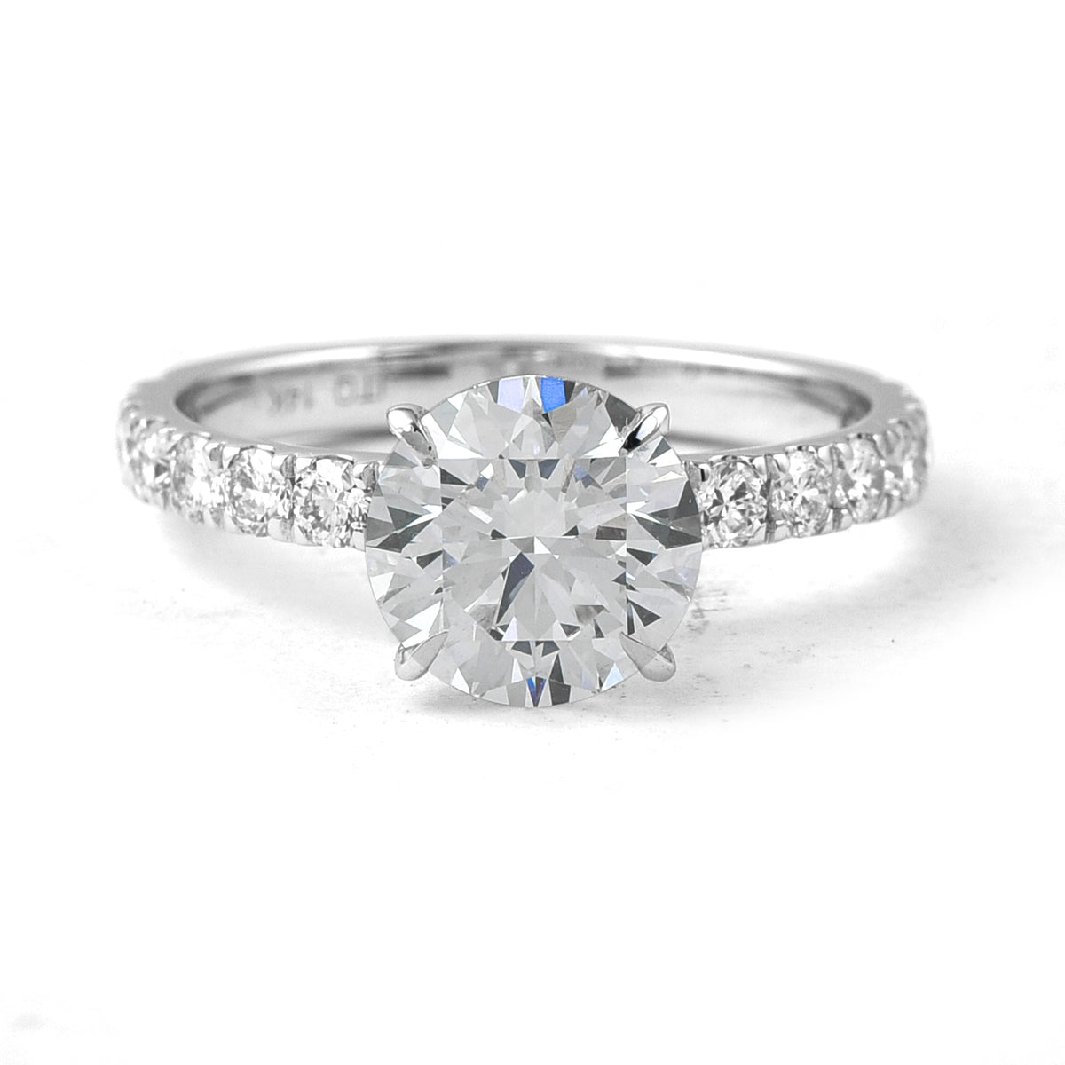 2.55 Carats Lab Grown Diamond 14K Gold Ring