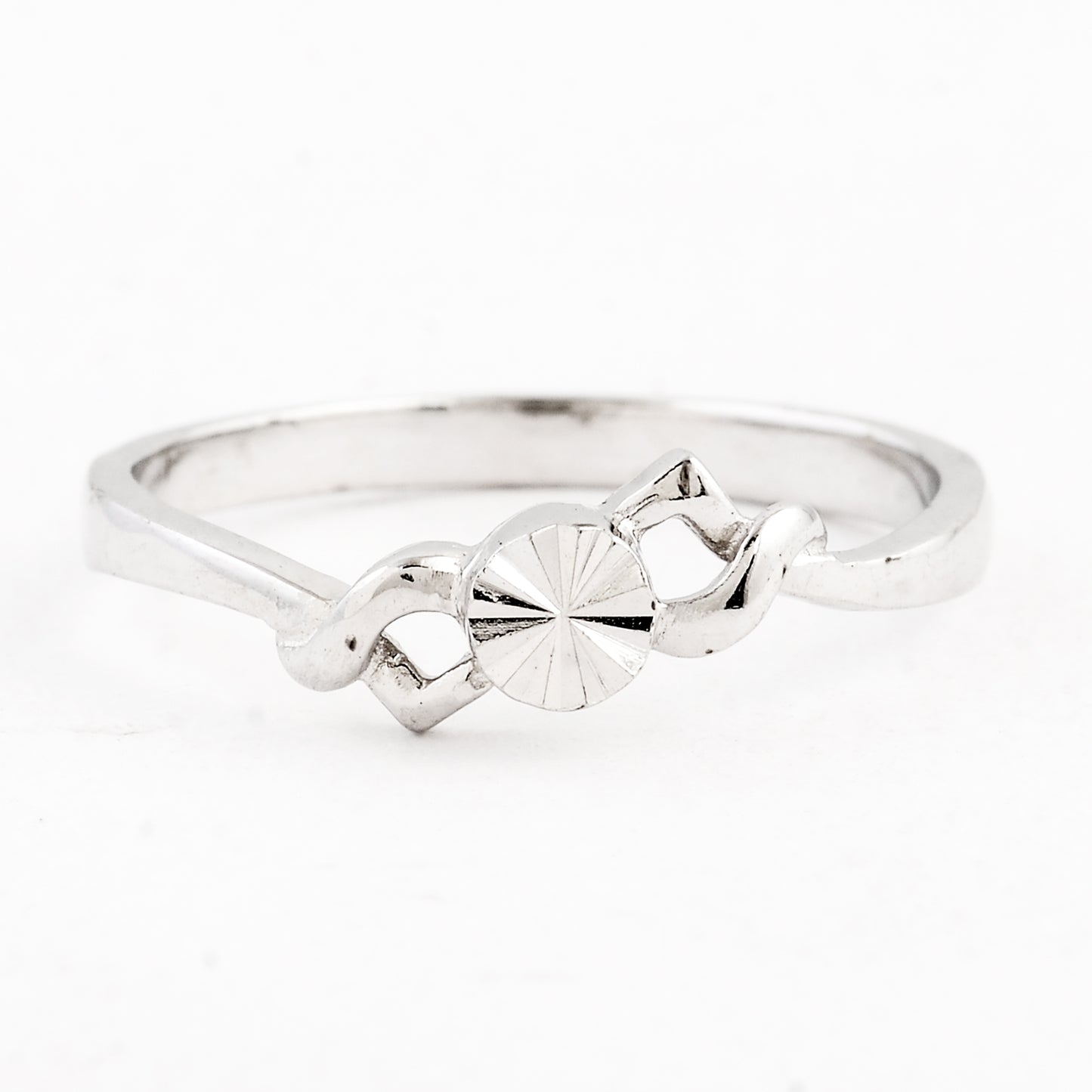 0.00 Ct Plain 925 Sterling Silver Ring