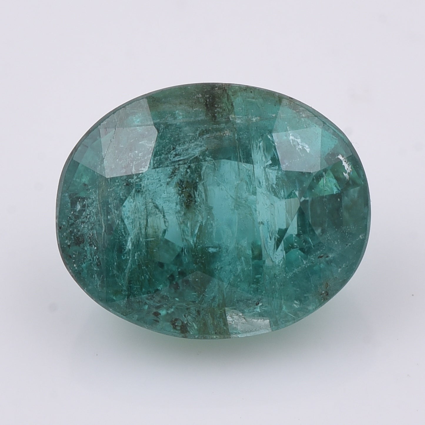 2.68 Natural Beryl Emerald Oval Mixed Cut Gemstone