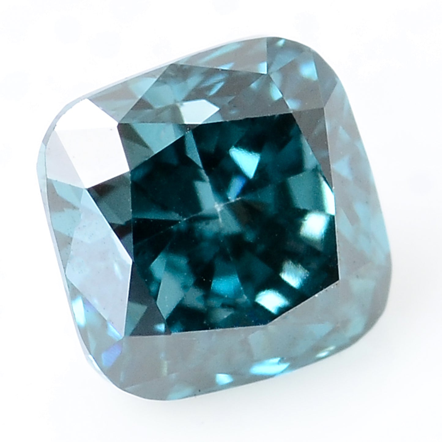 0.27 Carat Blue Diamond Cushion Loose Gemstone
