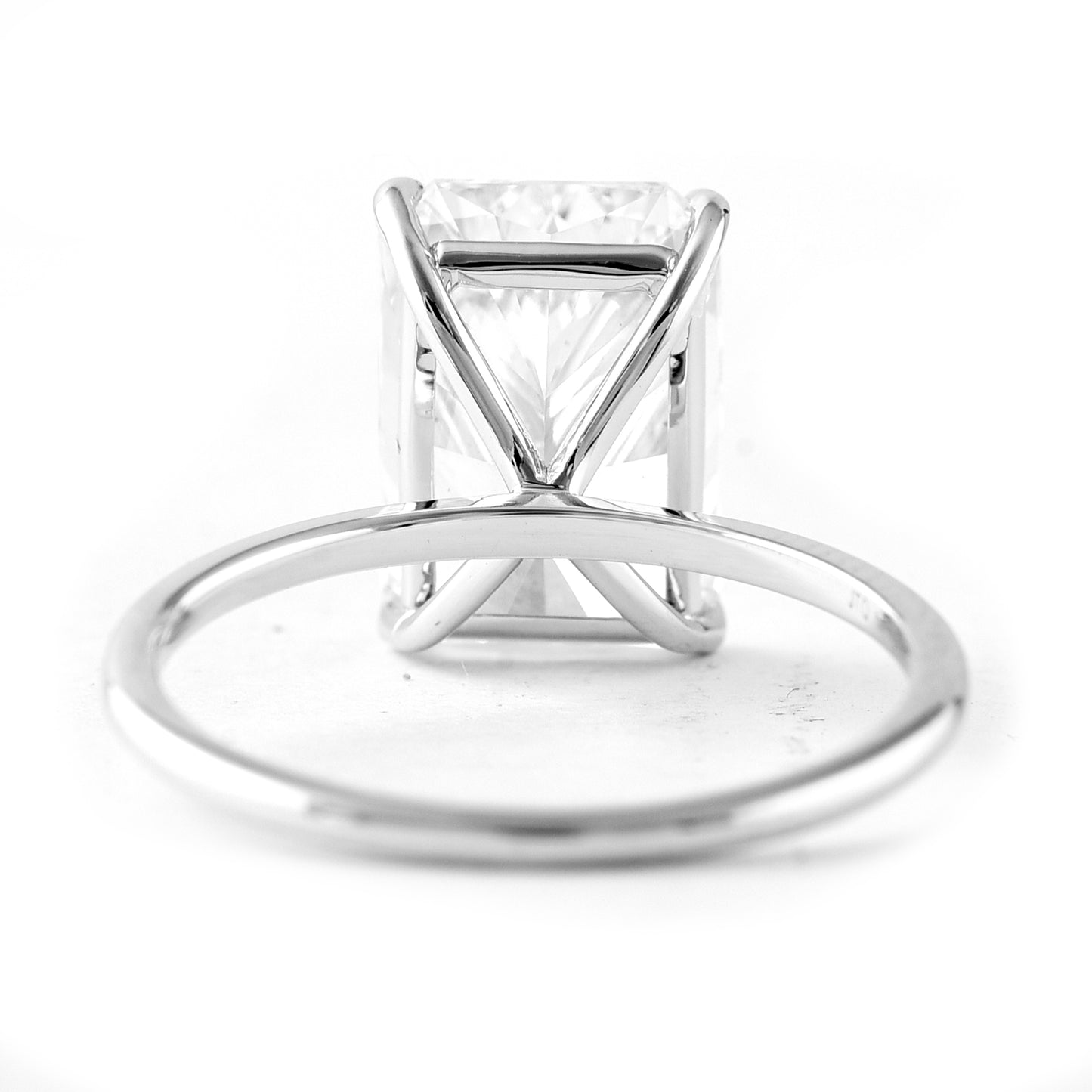 5.04 Carats Lab Grown Diamond 14K Gold Ring