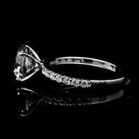 2.89 Carats Lab Grown Diamond 14K Gold Ring