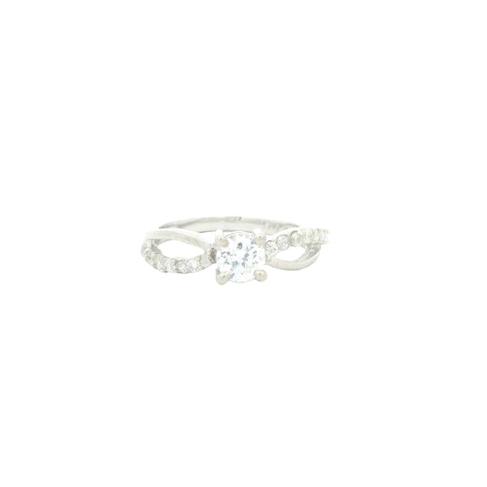 2.38 Ct Cubic Zirconia 925 Sterling Silver Ring