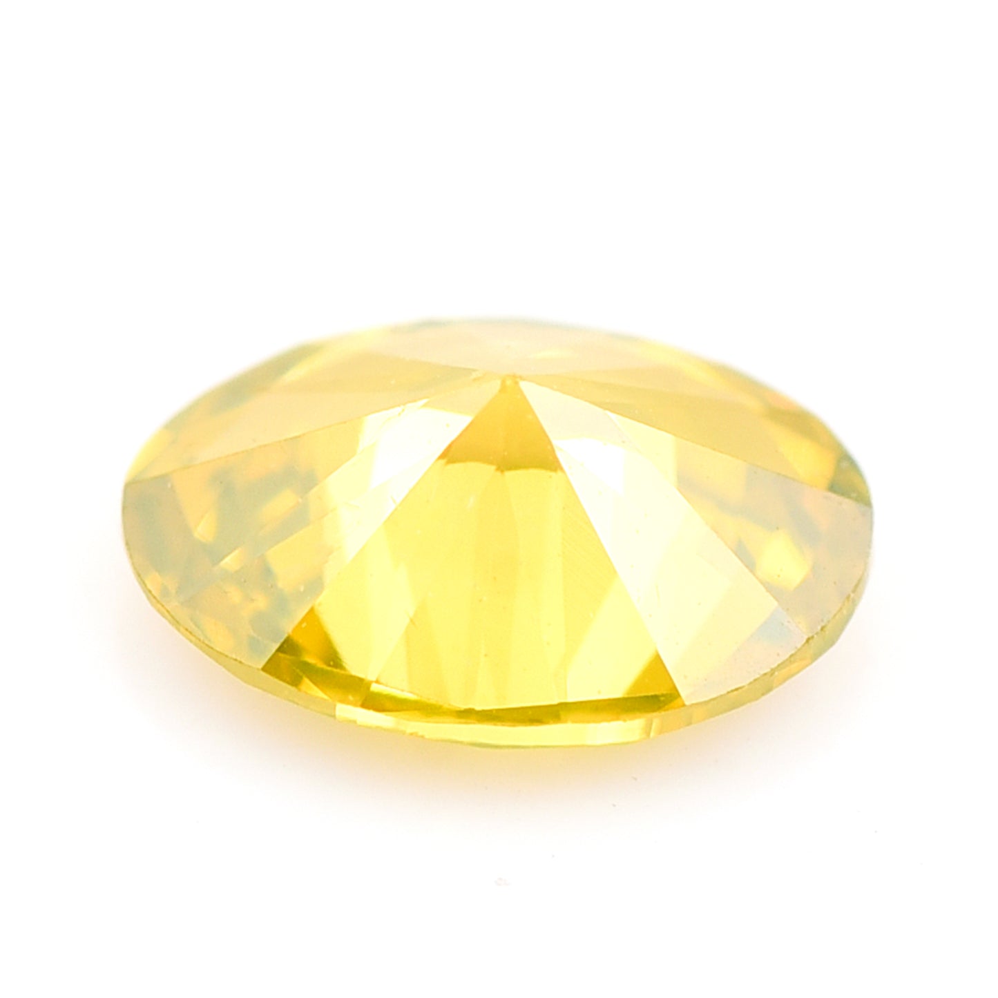 0.28 Yellow Diamond Oval Loose Diamond
