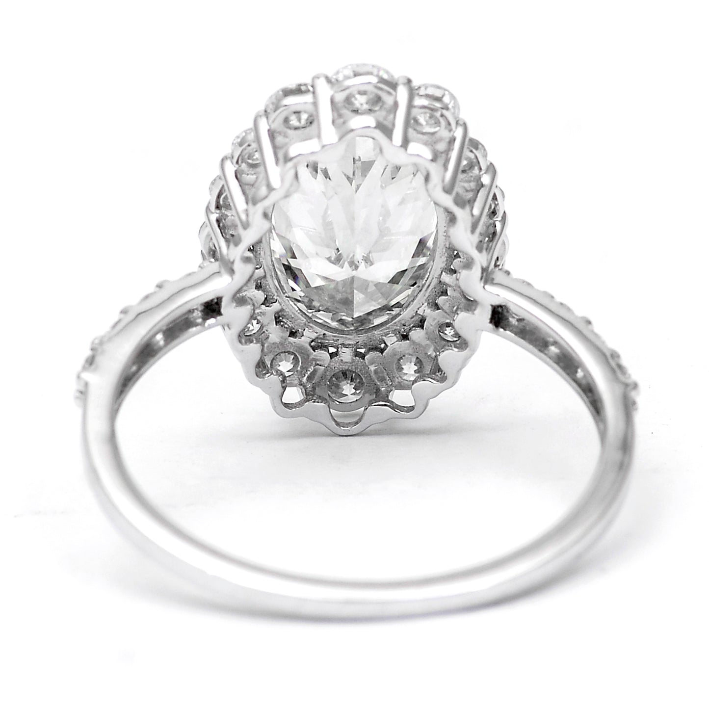 2.90 Carats Lab Grown Diamond 14K Gold Ring