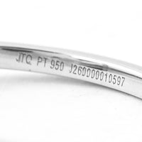 1.46 Ct Oval Mixed Cut Natural Aquamarine 950 Platinum Ring