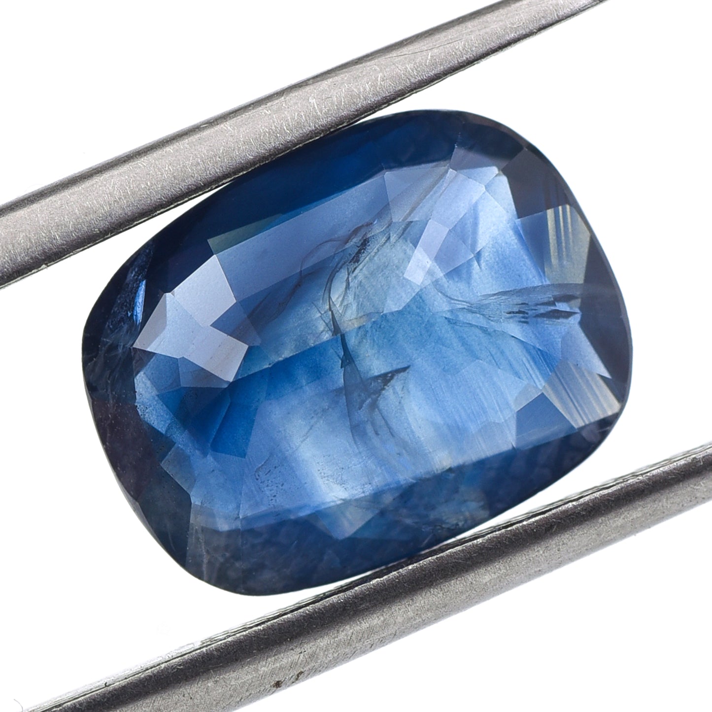 4.57 Natural Corundum Sapphire Rectangular Cushion Mixed Cut Gemstone