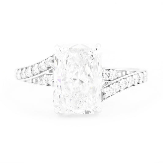 3.05 Carats Lab Grown Diamond 14K Gold Ring