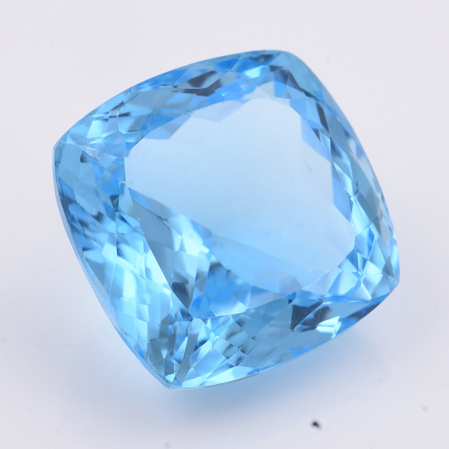 38.02 Natural Topaz Blue Topaz Cushion Mixed Cut Gemstone