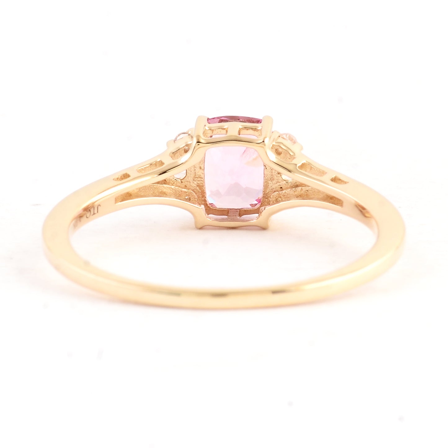 1.02 Ct Square Spinel 14K Gold Ring