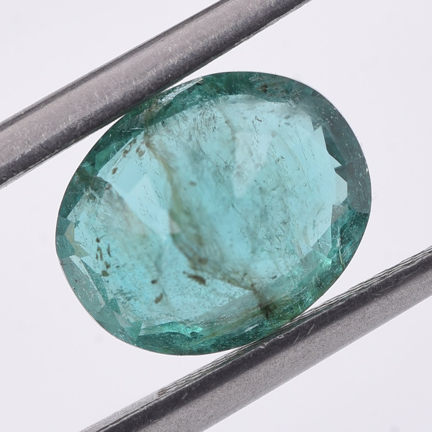 2.68 Natural Beryl Emerald Oval Mixed Cut Gemstone