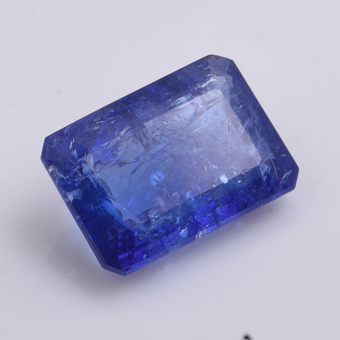 6.09 Natural Zoisite Tanzanite Emerald Cut Gemstone